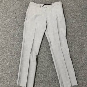 Vintage Calvin Klein Light Grey Wedding Formal Dress Pants